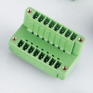 5.0mm Pitch PA66 Right-Angle Screw PCB Terminal Block LP126R-5.0